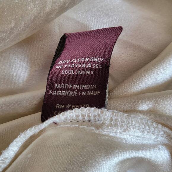 Anthropologie Ranna Gill Kalia Floral Dress Ivory Crochet Lace Women Small - Picture 14 of 15